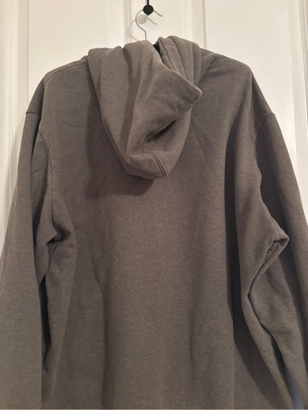 The North Face Brown Pullover Hoodie with Yellow Logo and Drawcord. Size XL - Picture 5 of 8